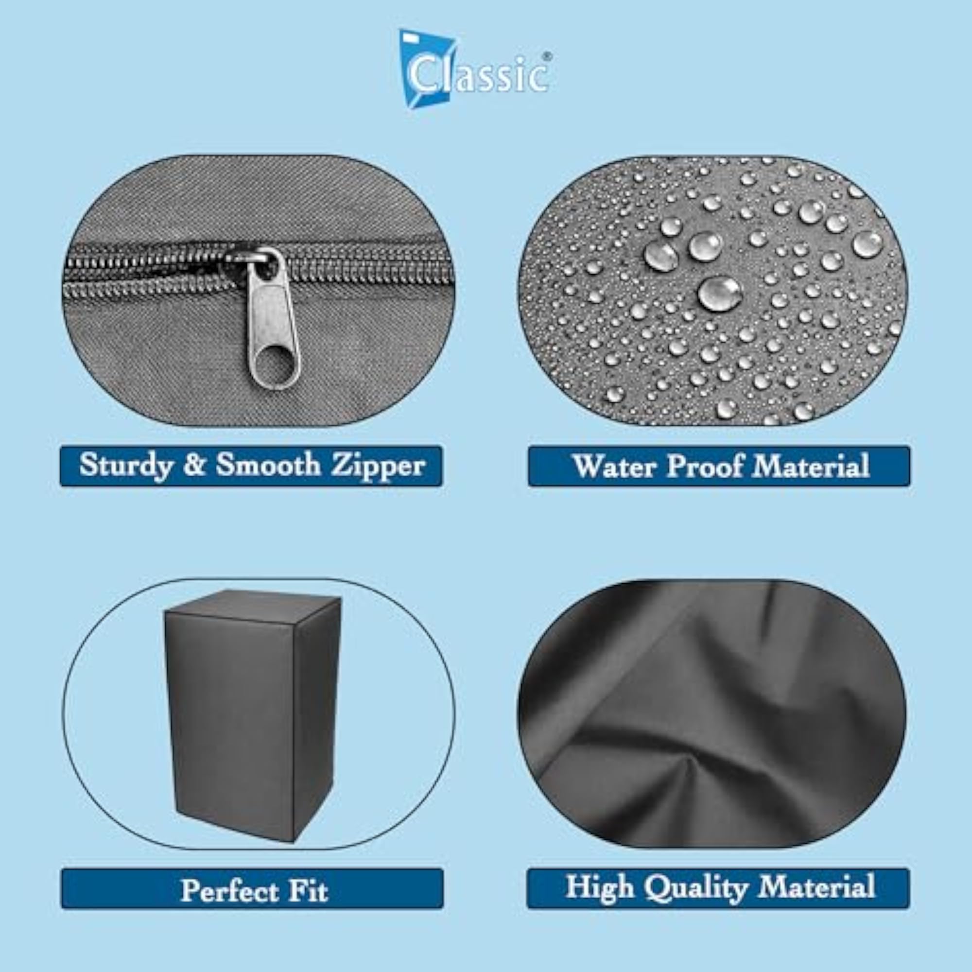 Top Load Washing Machine Cover, Waterproof & Dustproof
